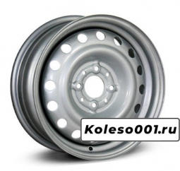 TREBL 53A45V 14 / 5.5J PCD 4x100.00 ET 45.00 ЦО 56.10 Стальной / Серебристый