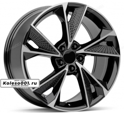 347 OEM R19 8.5J ET30 5*112 66.6 Black Machined