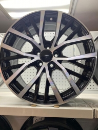Volkswagen R17 7.5j Et+42 5*100 57.1 black machine face