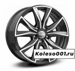 КиК ZV Mazda CX-5 KC867 17 / 7.0J PCD 5x114.30 ET 50.00 ЦО 67.10 Литой / Черный с полированной лицевой поверхностью