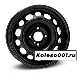 ALCAR STAHLRAD (KFZ) 6666 16 / 6.5J PCD 4x100.00 ET 37.00 ЦО 60.10 Стальной / Черный