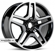 274 OEM R20 9.5J ET45 5*112 66.6 Black Machined