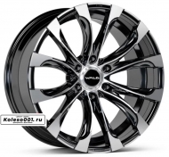 600 WALD R20 9.5J ET20 6*139.7 106.1 Black Machined