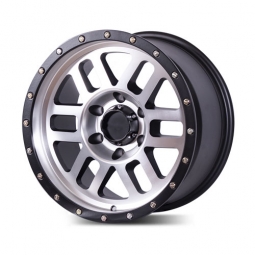 Lizardo XH334 9.0X17/6X139.7 D106.1 ET-12 Spoke machine /lip matt black