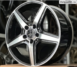  Mercedes r17 7.5j ET+40 5*112 66.6 (ip-1535) black machine face