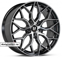 611 HFT R19 8.5J ET35 5*114.3  67.1 Black Machined