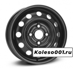 ALCAR STAHLRAD (KFZ) 7130 16 / 6.0J PCD 4x100.00 ET 50.00 ЦО 60.10 Стальной / Черный