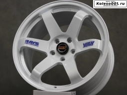 Volk Racing TE37 SL R18 9j ET30 5*114.3 73.1 (D098B) Белый