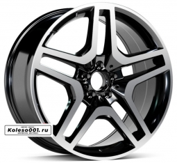 274 OEM R19 8.5J ET38 5*112 66.6 Black Machined