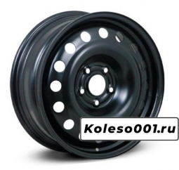 TREBL R-1675 16 / 6.0J PCD 5x100.00 ET 35.00 ЦО 57.10 Стальной / Черный