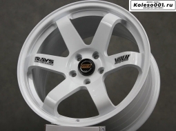 Volk Racing TE37 SL R18 9j ET30 5*114.3 73.1 (D098A) Белый