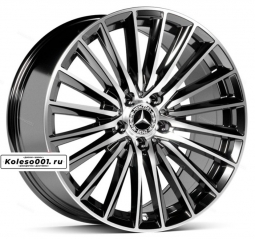 262 OEM R19 9J ET45 5/112 66.6 Black Machined 