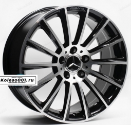 Mercedes r19 9.5j ET+35 5*112 66.6 (ip-1331) black machine face