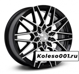 PDW Veloce 17 / 7.0J PCD 4x100.00 ET 40.00 ЦО 60.10 Литой / Черный с полированной лицевой поверхностью