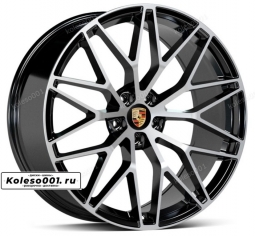 850 OEM FF R21 10J ET19 5*112 66.6  Black Machined 