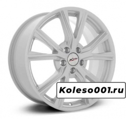 X-trike X-122 18 / 7.5J PCD 5x100.00 ET 48.00 ЦО 56.10 Литой / Серебристый