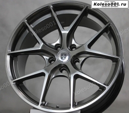 Style HRE P101 R18 8.0j ET35 5*114.3 (B022)  Hyper Black