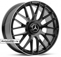 256 OEM R19 9.5J ET45 5*112 66.6 Matt Black Lip