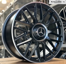 Mercedes r20 8.5/9.5j ET+35/43 5*112 66.6 (ip-2093 ab) Matt Black machine lip