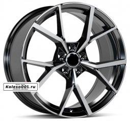 355 OEM R18 8J ET38 5*112 57.1 Black Machined