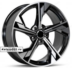 350 OEM R17 7.5J ET38 5*100 57.1 Black Machined