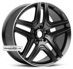 253 OEM R20 9.5J ET45 5/130 84.1 Matt Black Lip