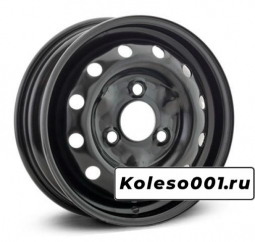 ALCAR STAHLRAD (KFZ) 6664 16 / 6.0J PCD 5x100.00 ET 35.00 ЦО 57.10 Стальной / Черный