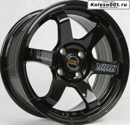  Volk Racing TE37SL R16 7j ET+35 4*100 (D174/1) Черный глянец