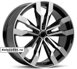 351 OEM R21 9.5J ET30 5*112 66.6 Black Machined