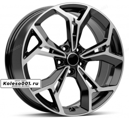 452 OEM R19 7.5J ET50 5*114.3  67.1 Black Machined