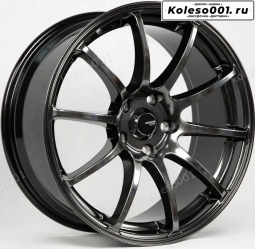 Style Advan RS R18 9.0jj ET35 5*114.3 (E061)  Chromium Black