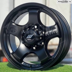 Work Crag S1J R16 7J ET10 6/139.7 110.0 Matt Black