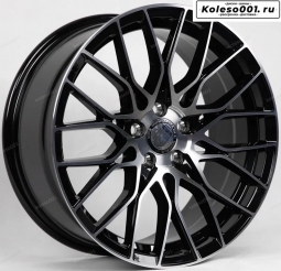 HRE Style E235 R17 7.5j ET40 5*100 73.1 (B074) черный с полировкой