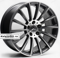  Mercedes r18 9.5j ET+35 5*112 66.6 (ip-1329) gunmetal machine face 