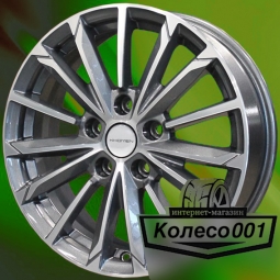 Диск 6.5j-16" 5*114.3 43 67.1 Gray-FP Khomen Wheels KHW-1611   Арт KHW200030