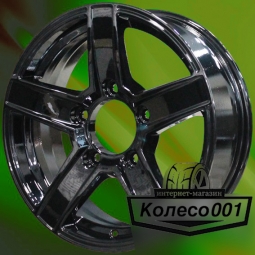 Диск 6.5j-16" 5*139.7 35 98.5 Black Khomen Wheels KHW-1614   Арт KHW106392