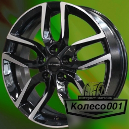 Диск 6.5j-17" 5*114.3 49 67.1 Black-FP Khomen Wheels KHW-1708   Арт KHW105921