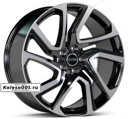 771 OEM R22 9.5J ET49 5*120 72.6 Black Machined