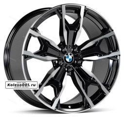 787 OEM R20 9.5J ET40 5/112 66.6 Black Machined 