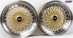 BBS RS R16 8.0/9.0J 4*114.3 / 4*100 (F133 F134) Gold ML