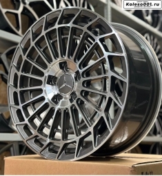 Mercedes r18 8j ET+40 5*112 66.6 (ip-2086) gunmetal machine face