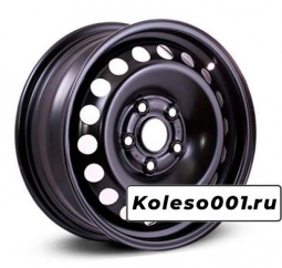 ALCAR STAHLRAD (KFZ) 6955 16 / 6.0J PCD 5x100.00 ET 45.00 ЦО 57.10 Стальной / Черный