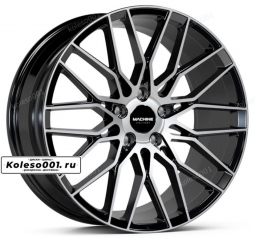 MC 304 R19 8.5J ET38 5*112 66.6 Black Machined