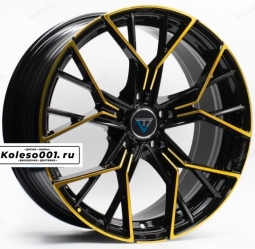 Wheelegend VLF13 R19 8.5j et+38 5*114,3 73.1 (ip-0964)  black machine face with gold clear coating