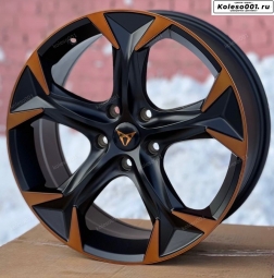 Volkswagen R18 8J ET45 5/112 57.1 Satin Black+Bronze