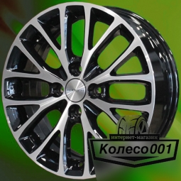 Диск 6j-15" 4*98 36 58.6 Black-FP Khomen Wheels KHW-1506   Арт KHW100616