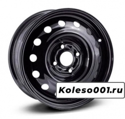 TREBL 53A45D 14 / 5.5J PCD 4x100.00 ET 45.00 ЦО 57.10 Стальной / Черный