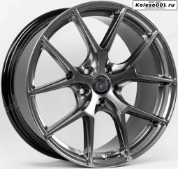 HRE Style P101 R17 7.5j ET42 5*100 (B078) Hyper Black