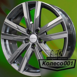 Диск 7.5j-19" 5*108 36 65.1 GRAY-FP Khomen Wheels KHW-1905   Арт KHW190504GRF