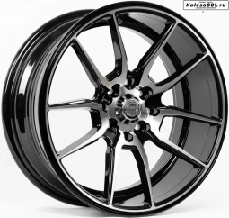 HRE Style H123 R16 7j ET35 4*100/114.3 73.1 (G465) черный с полировкой